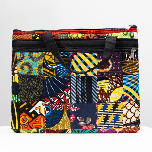 African Print Laptop Case/Handbag